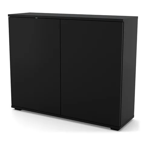 Komoda BINI 100×30×82 cm, Czarny Onyx