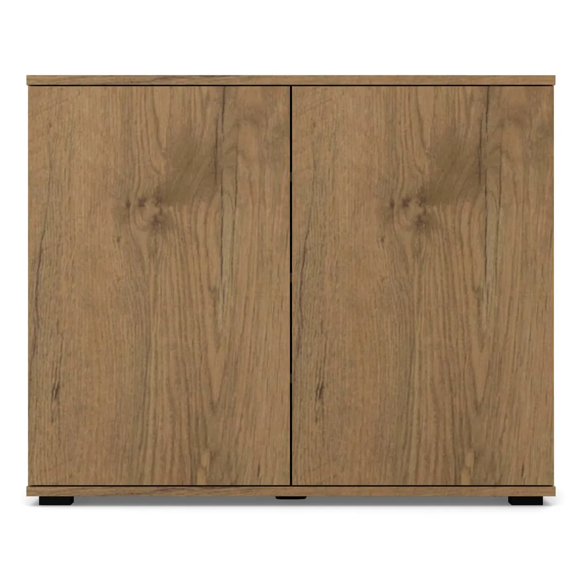 Komoda BINI 100×30×82 cm, Dąb Lancelot, widok z przodu