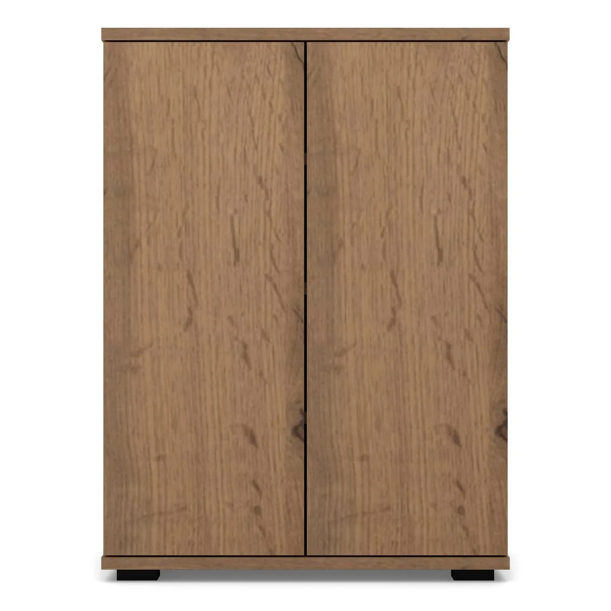 Komoda BINI 60×30×82 cm, Dąb Wotan, widok z przodu