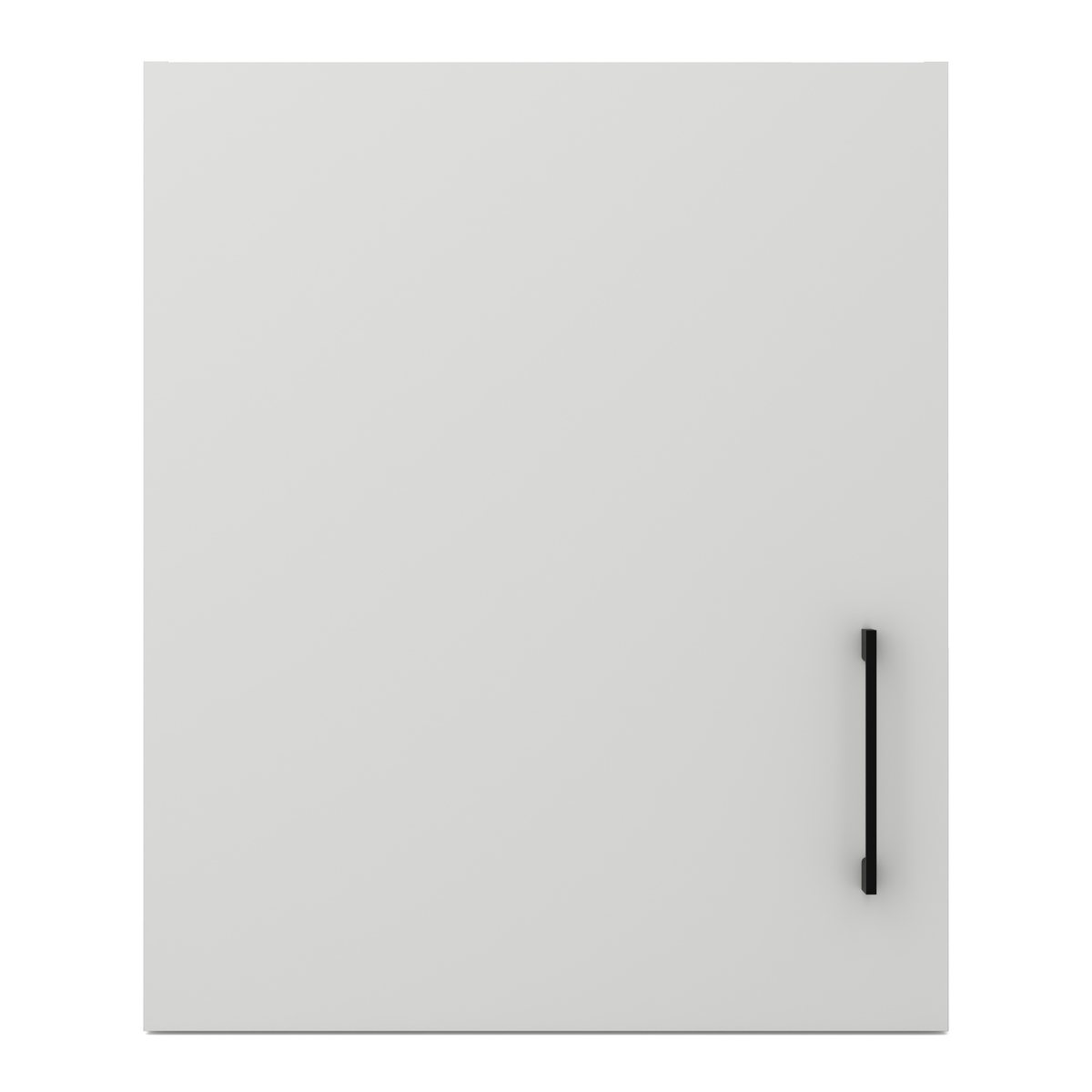 Szafka nad Geberit 60 cm biała, głęb. 17 cm, Biały, widok z przodu