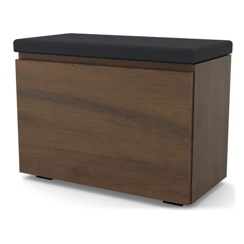 Szafka na buty VB 60×30×45 cm z siedziskiem i schowkiem, Dąb Estana Ciemny
