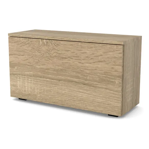 Szafka na buty VB-BLAT 80×30×45 cm ze schowkiem, Dąb Sonoma
