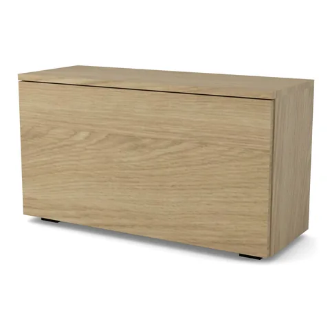 Szafka na buty VB-BLAT 80×30×45 cm ze schowkiem, Dąb Olejowany