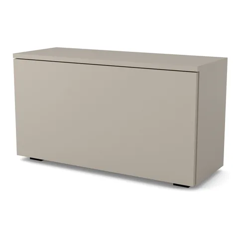 Szafka na buty VB-BLAT 80×30×45 cm ze schowkiem, Kaszmirowy Beż
