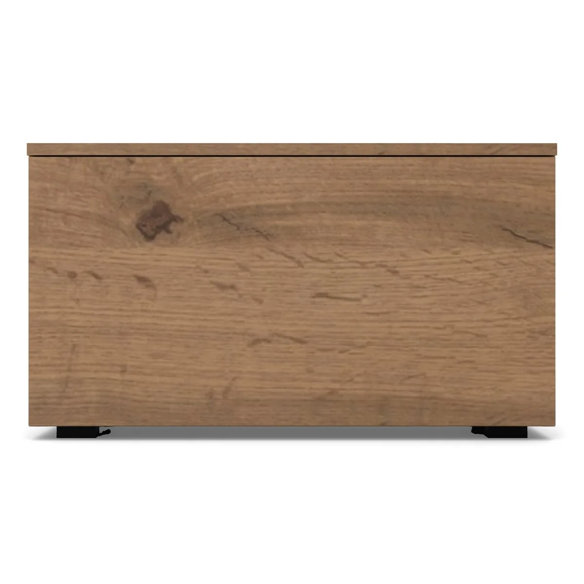 Szafka na buty VB-BLAT 80×30×45 cm ze schowkiem, Dąb Wotan, widok z przodu