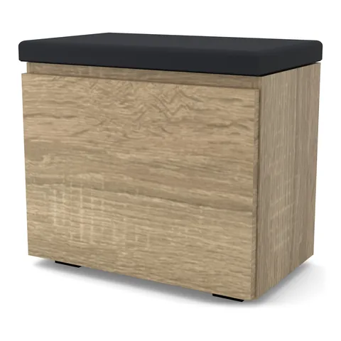 Szafka na buty VB 50×30×45 cm z siedziskiem i schowkiem, Dąb Sonoma
